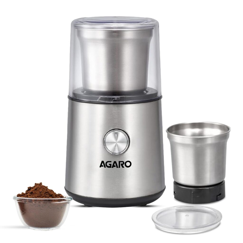 The Best Coffee Grinders in India for Fresh, Flavorful Coffee at Home The Best Coffee Grinders in India for Fresh, Flavorful Coffee at Home AGARO Regency Electric Coffee Grinder